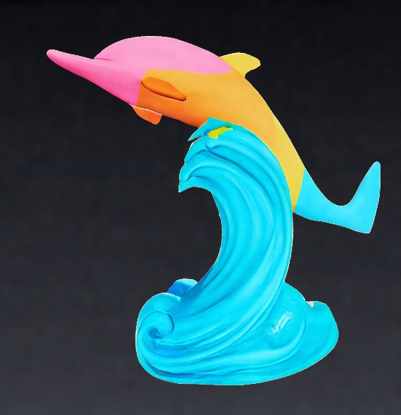 Color the sculpture.