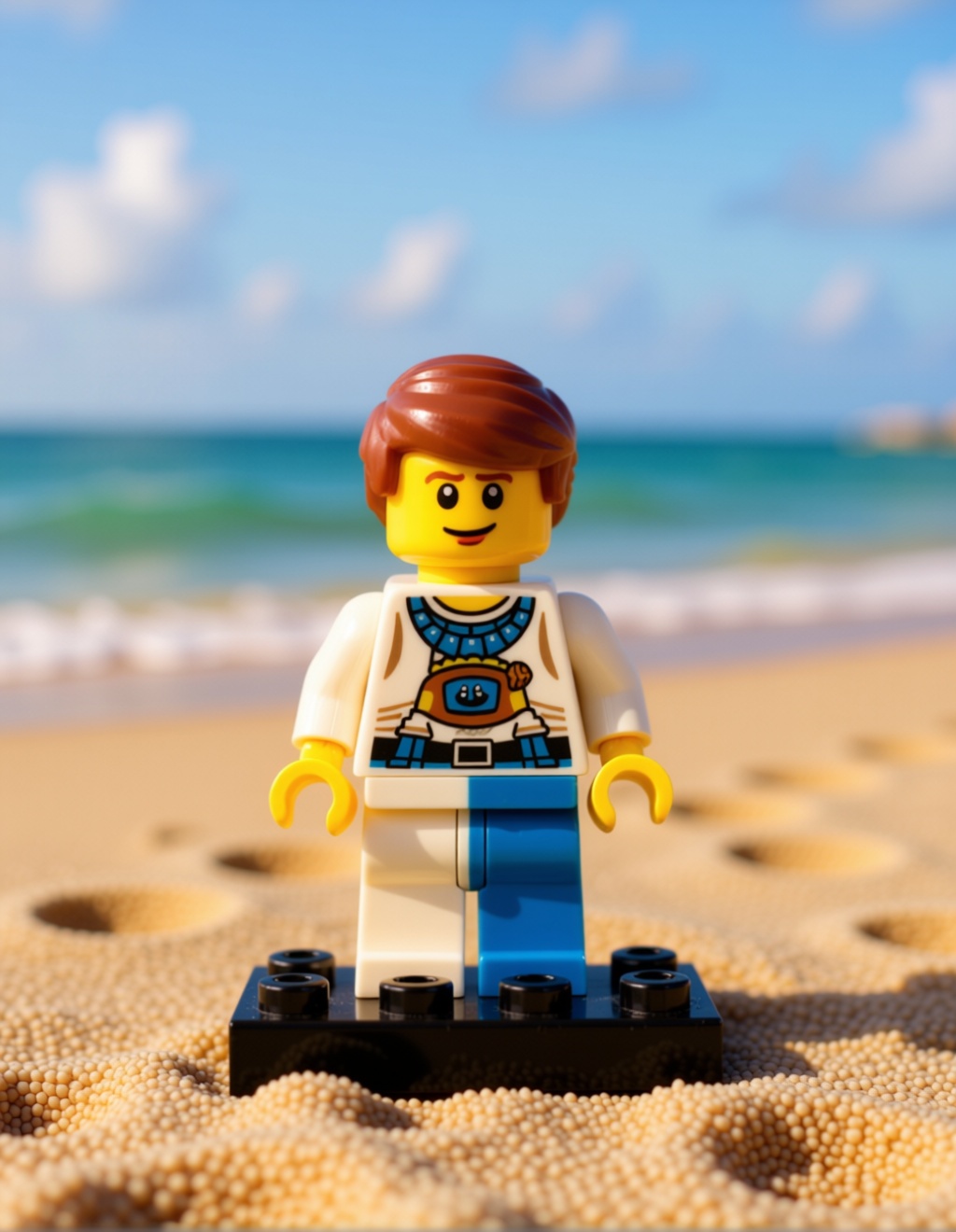 Change the background to the seaside