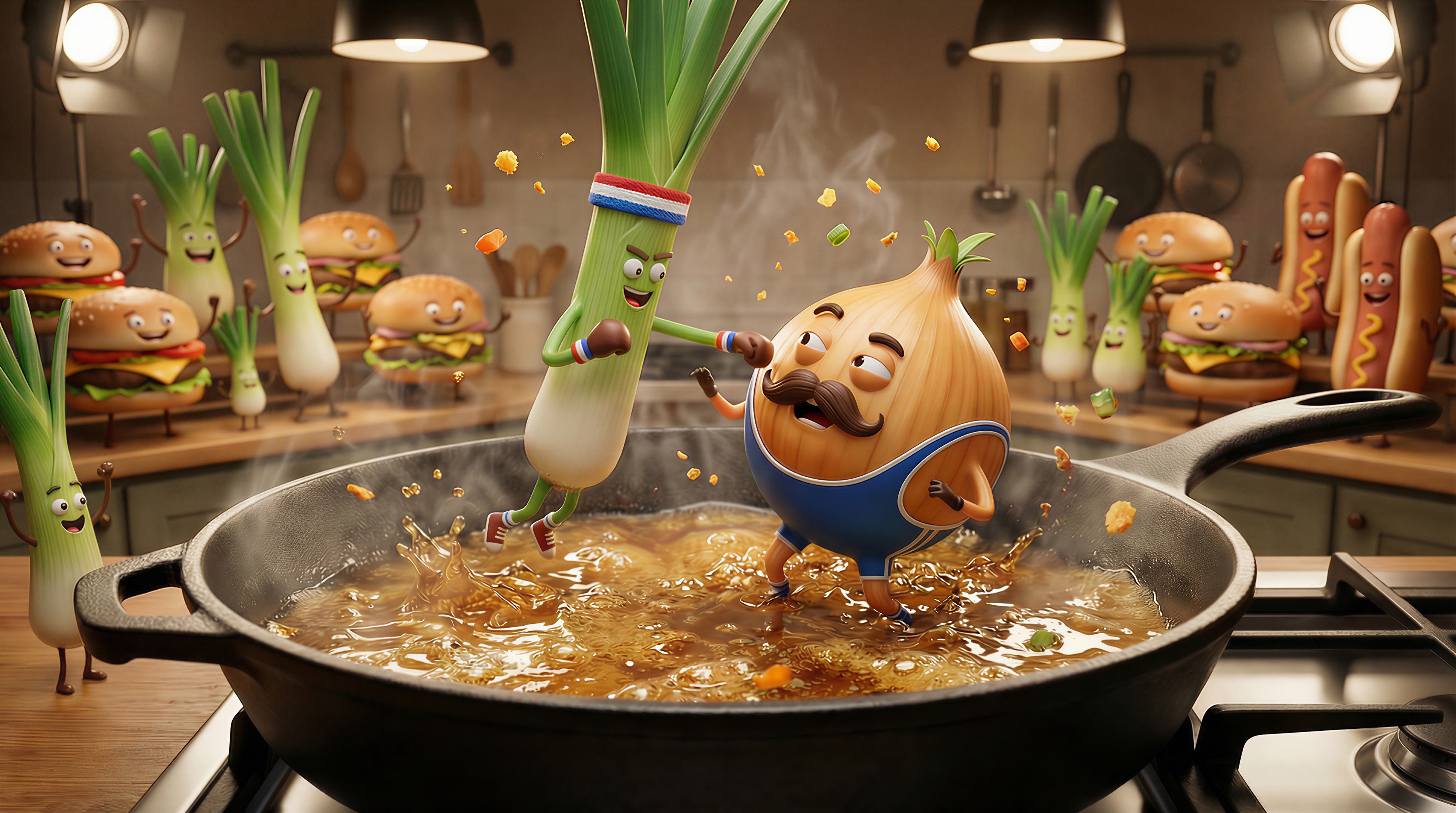 Swap the fries for green onions.