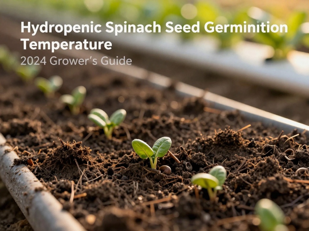 Hydroponic Spinach Seed Germination Temperature: 2024 Grower’s Guide - hydroponic spinach seed germination temperature