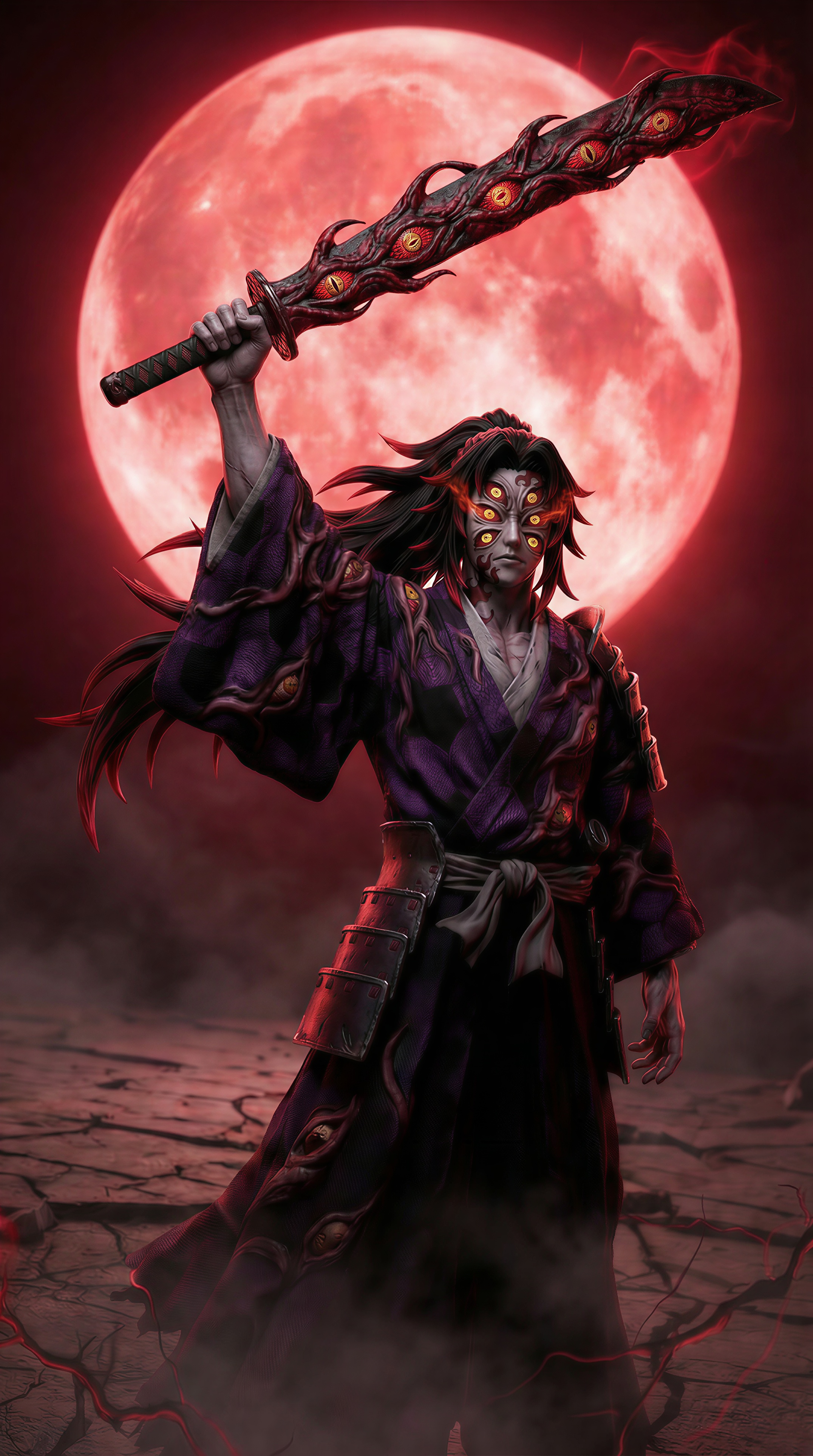 Have the character raise the broadsword.