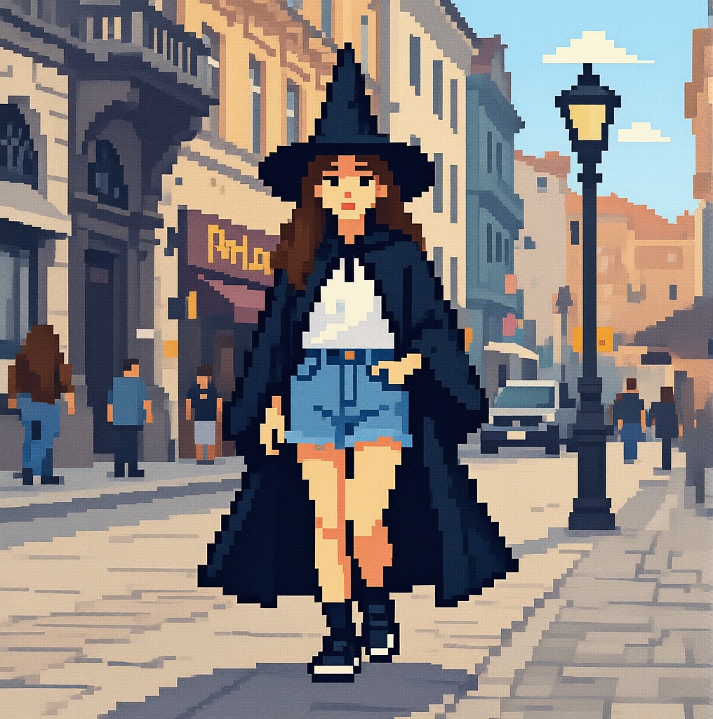 Switch to pixel style.