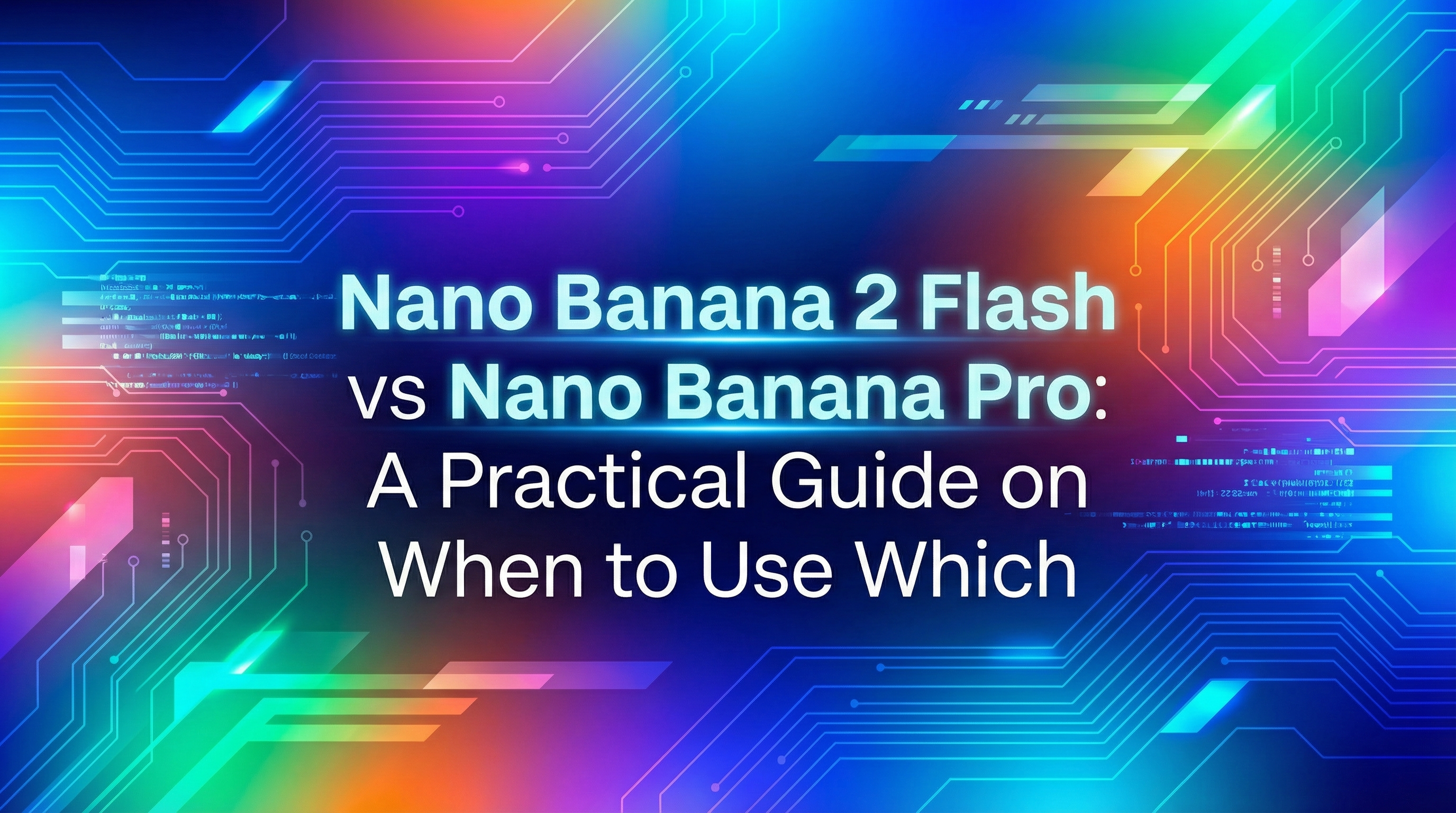 Nano Banana 2 Flash vs Nano Banana Pro: A Practical Guide on When to Use Which