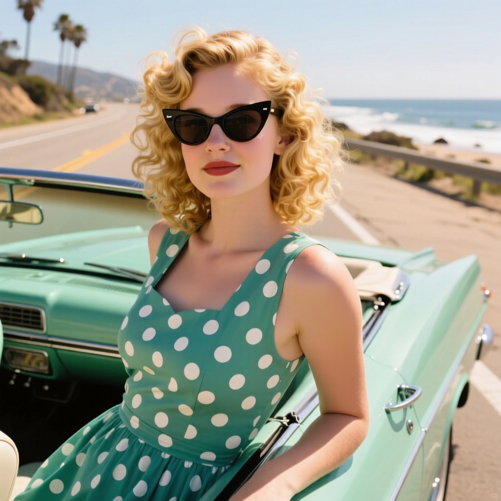 Remove freckles from a woman's face.