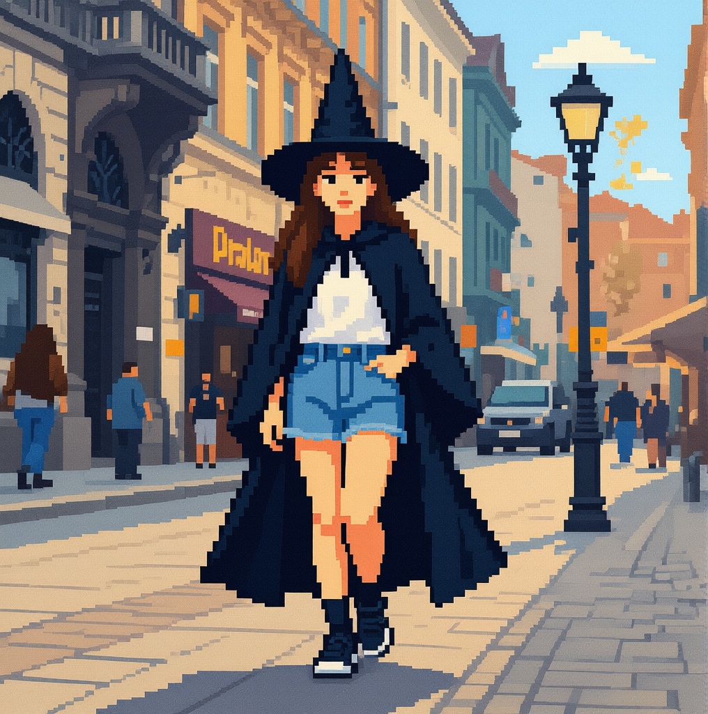 Switch to pixel style.