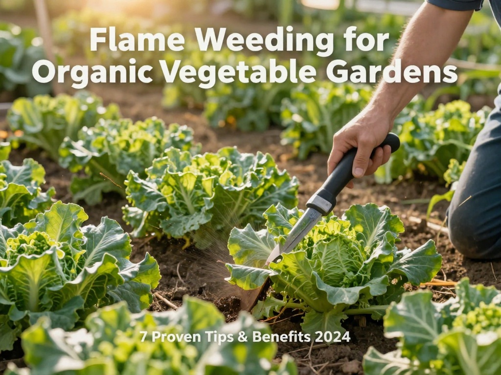 Flame Weeding for Organic Vegetable Gardens: 7 Proven Tips & Benefits 2024 - Flame weeding for organic vegetable gardens