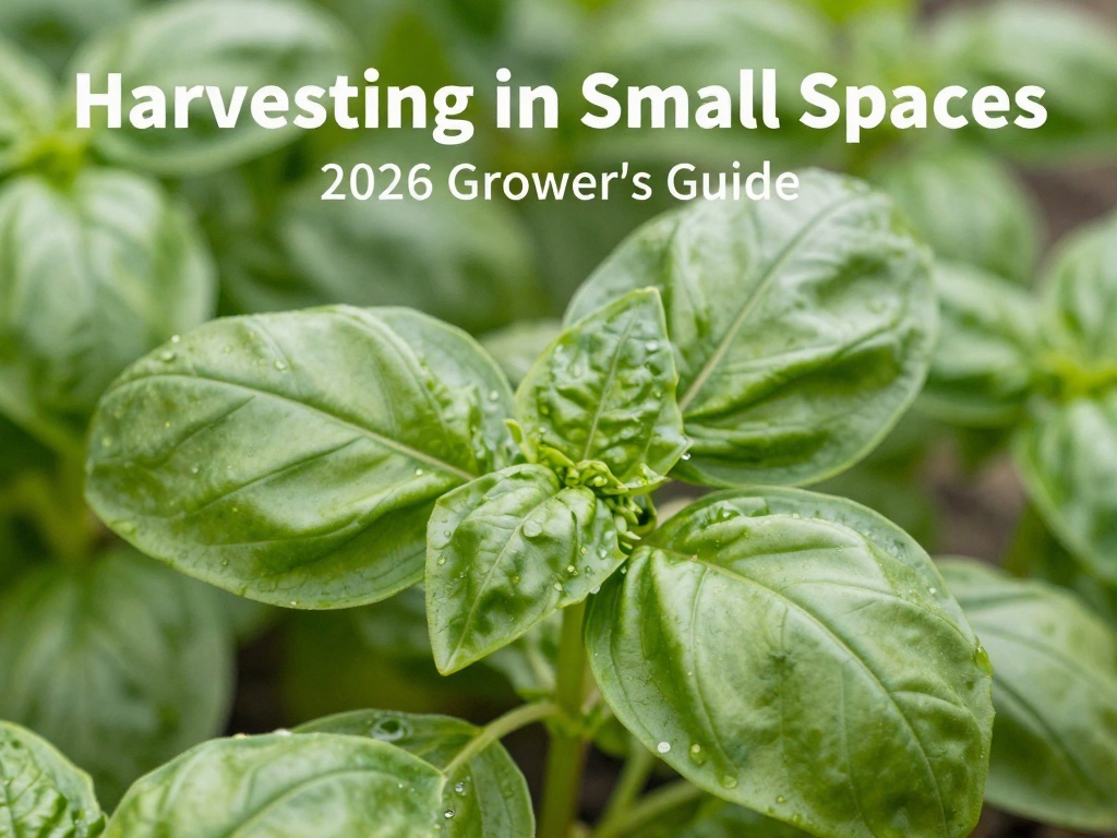 Basil Harvesting in Small Spaces: 2026 Grower's Guide - basil harvesting in small spaces